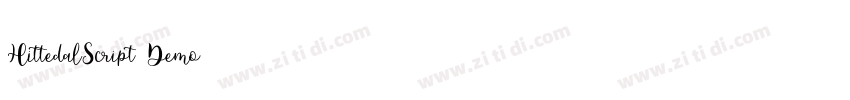 HittedalScript Demo字体转换